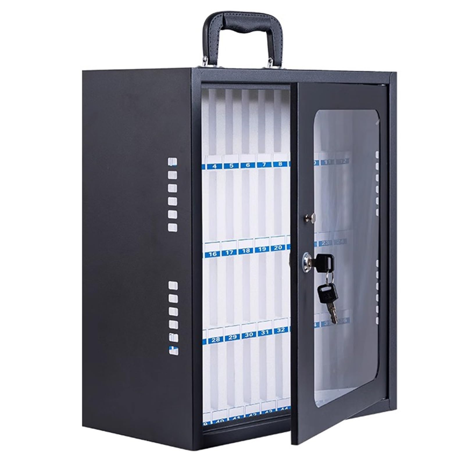Armadietto di stoccaggio in acciaio con 12-60 scomparti a parete Handy Lockbox per scuole Uffici Fabbriche - nizational Solution