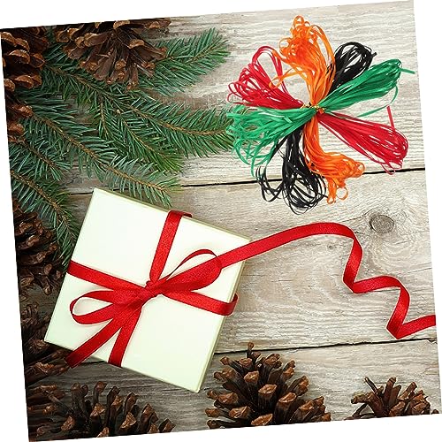 Ruban pour décoration de bouquets extensible : lot de 5 ensembles de 13 rouleaux