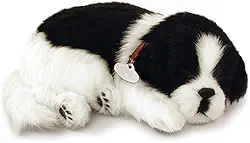 Imex Pelúcia de Cachorro Border Collie - Respira como um Filhote de Verdade e Funciona com Pilha