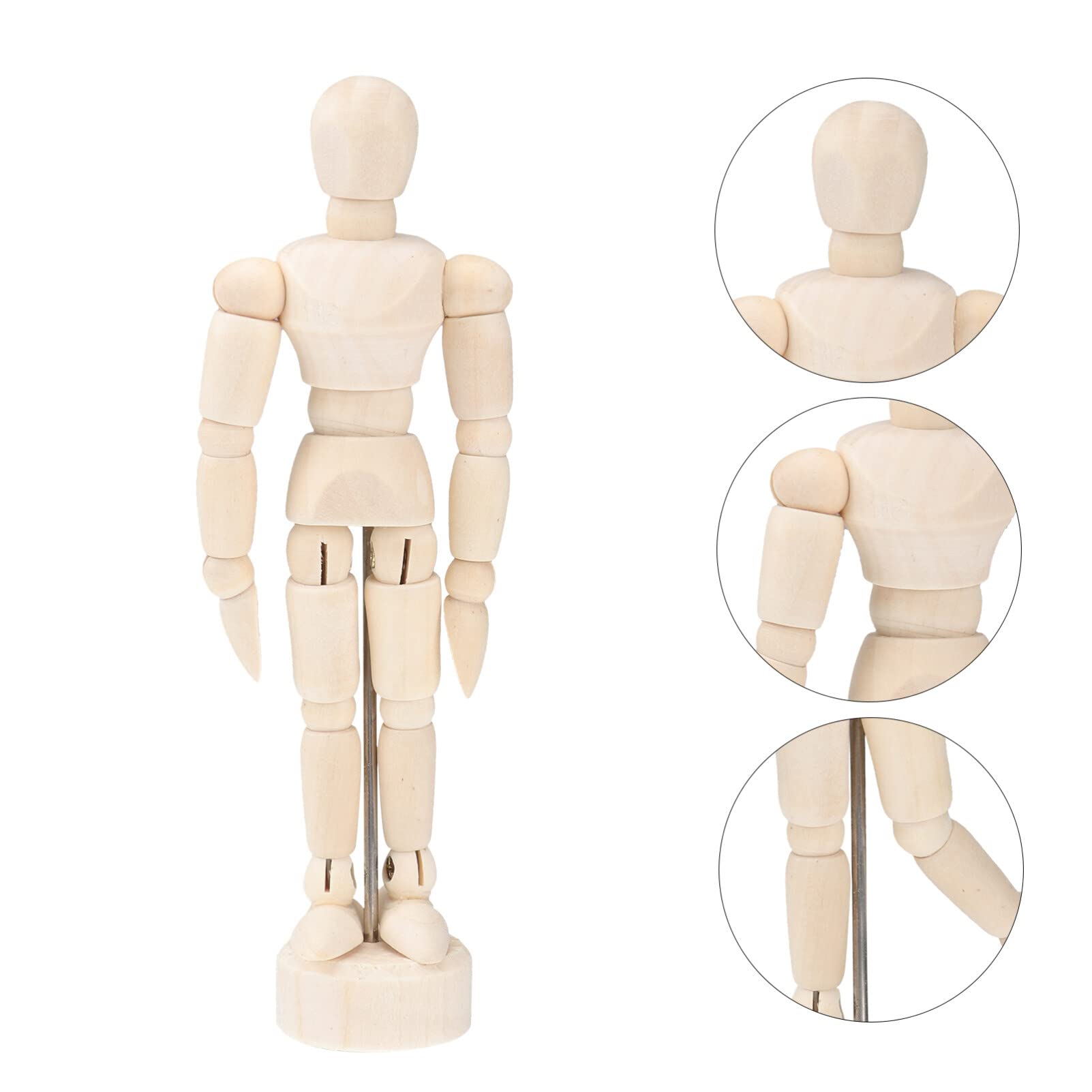 DOITOOL Gliederpuppe 12 Mannequin Aus Holz Figur Zeichnen Männchen Körper Schaufensterpuppen Modell Zeichenpuppe Für Künstler Bewegliche Schaufensterpuppe Menschlich Haushalt Hölzern Marionette
