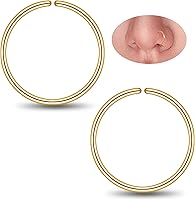 Vista 84 de Small Gold or Sterling Silver Huggie Hoop Earrings for Women Cartilage Nose Helix Tragus
