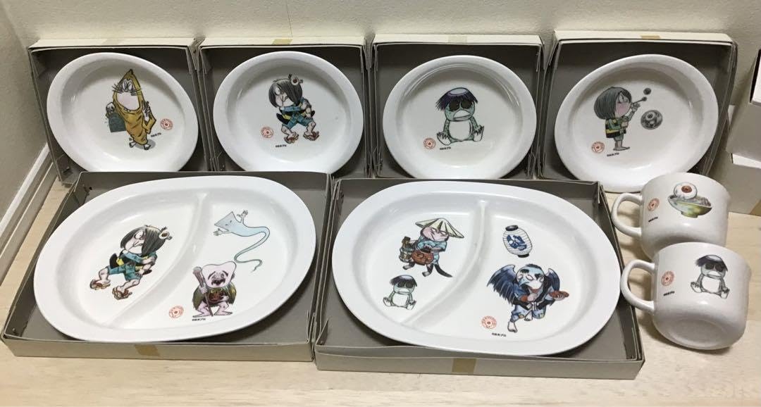 Amazon.co.jp: ゲゲゲの鬼太郎 メラミン樹脂食器セット ノリタケ