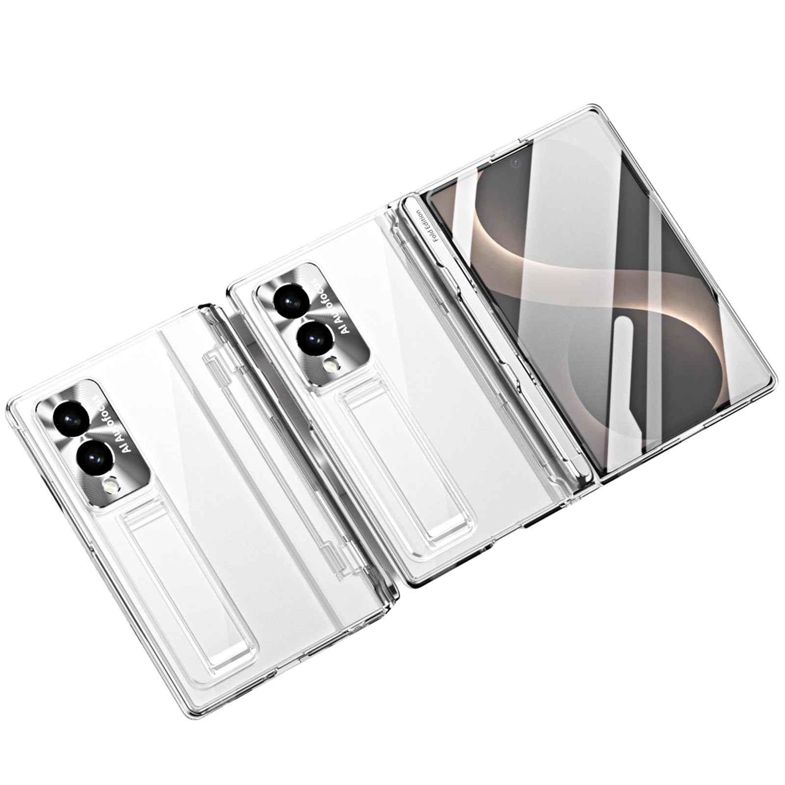 Coque Galaxy Z Fold 8 protection électrolytique transparente haut de gamme