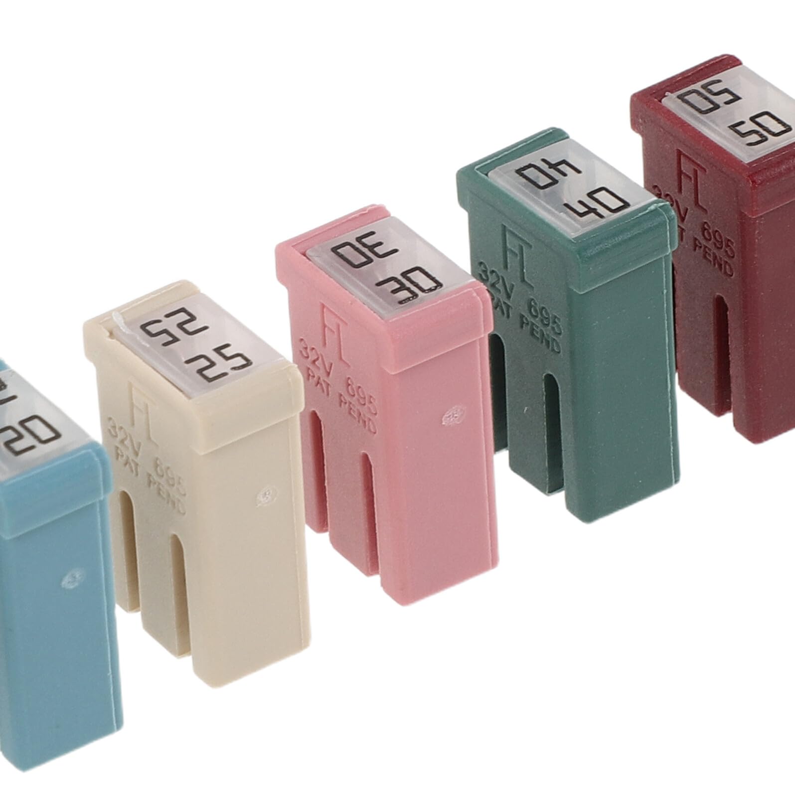 POPETPOP 18pezzi Kit di Fusibili per Auto Microfusibili Basso Profilo Fusibili Fusione Lenta in Plastica Assortimento di Sostituzione per Auto Camper Barca Camion Accessori per Veicoli
