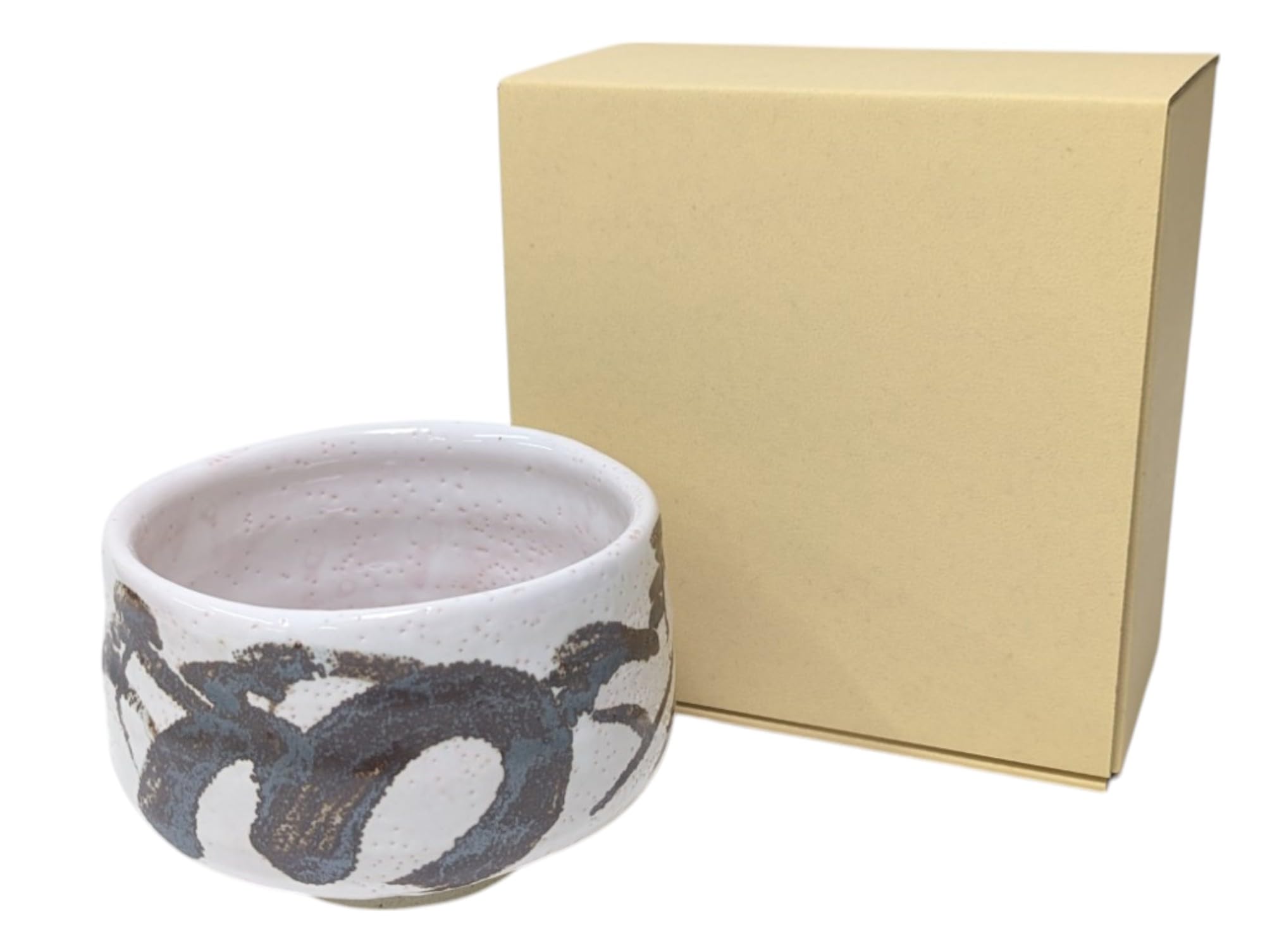 Amazon | 抹茶茶碗 志野 美濃焼（ボール箱入り） [ 12.4 x 12.4 x H8