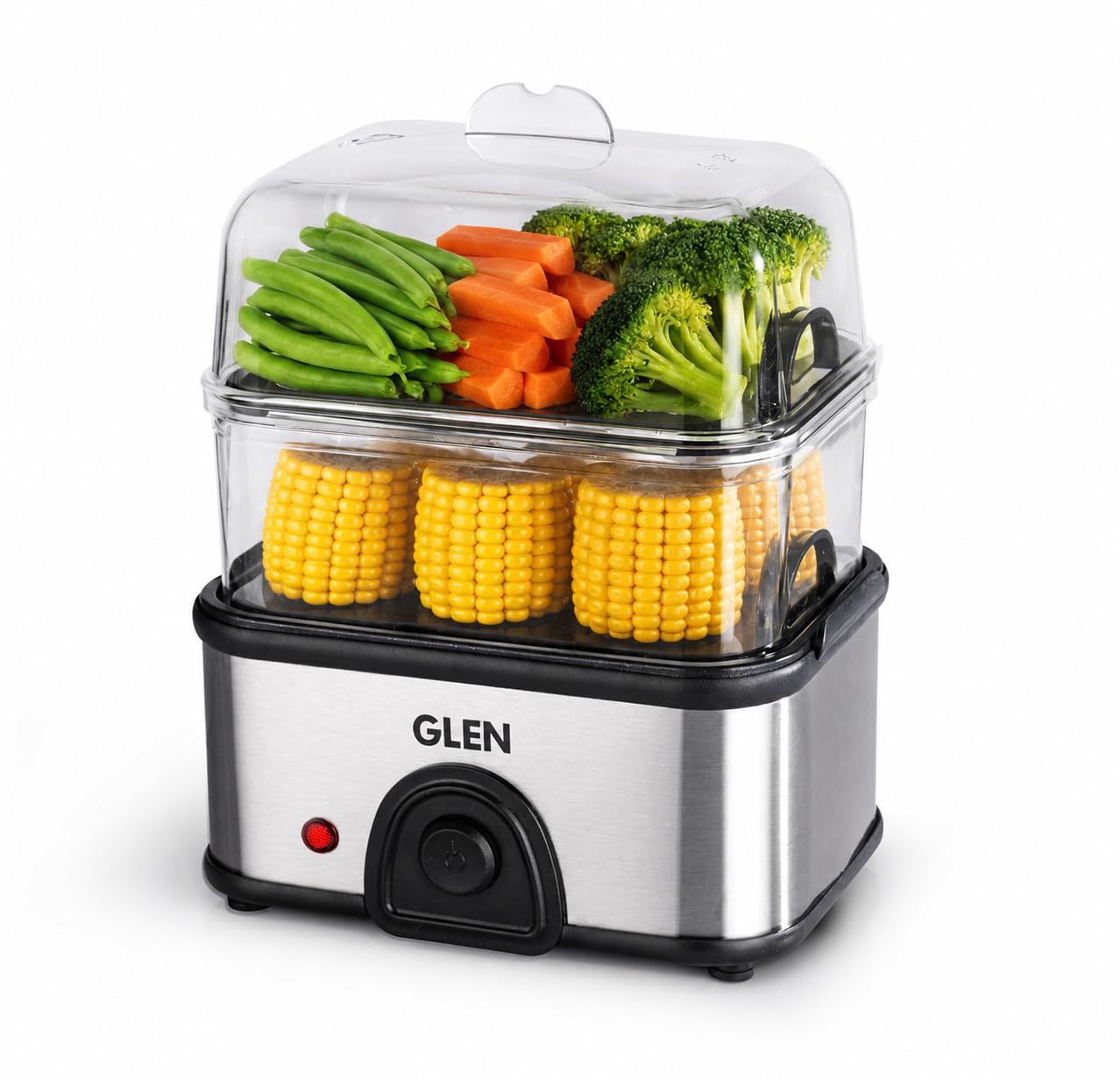 Glen Egg Boiler Steamer Plus Boils Upto 16 Eggs Auto shut Off, Push Button Start, 350W (SA3036EBSPLUS)-image-15