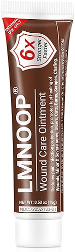 LMNOOP Crema para el cuidado de heridas, ungüento curativo y reparador de la piel para infecciones, úlceras, cortes, raspaduras, quemaduras,