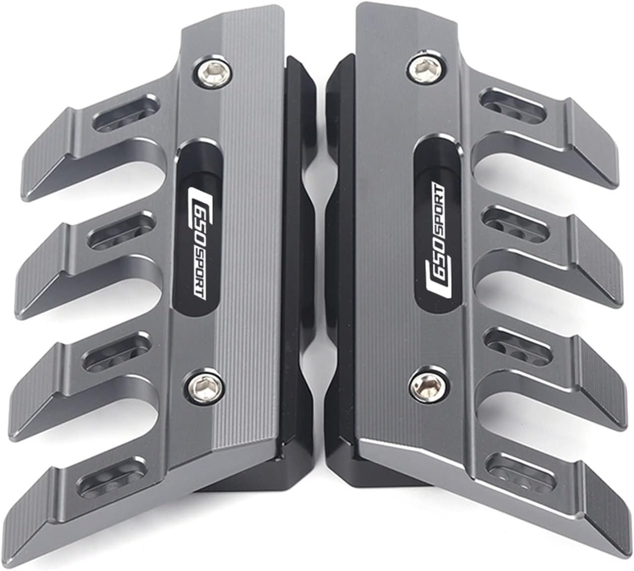 for BMW C650 Sport C650SPORT Motorcycle Mudguard Front Fork Protector Guard Block Front Fender Slider Accessories Side Guard CNC Aluminum Multiple Colour (Color : Gray)