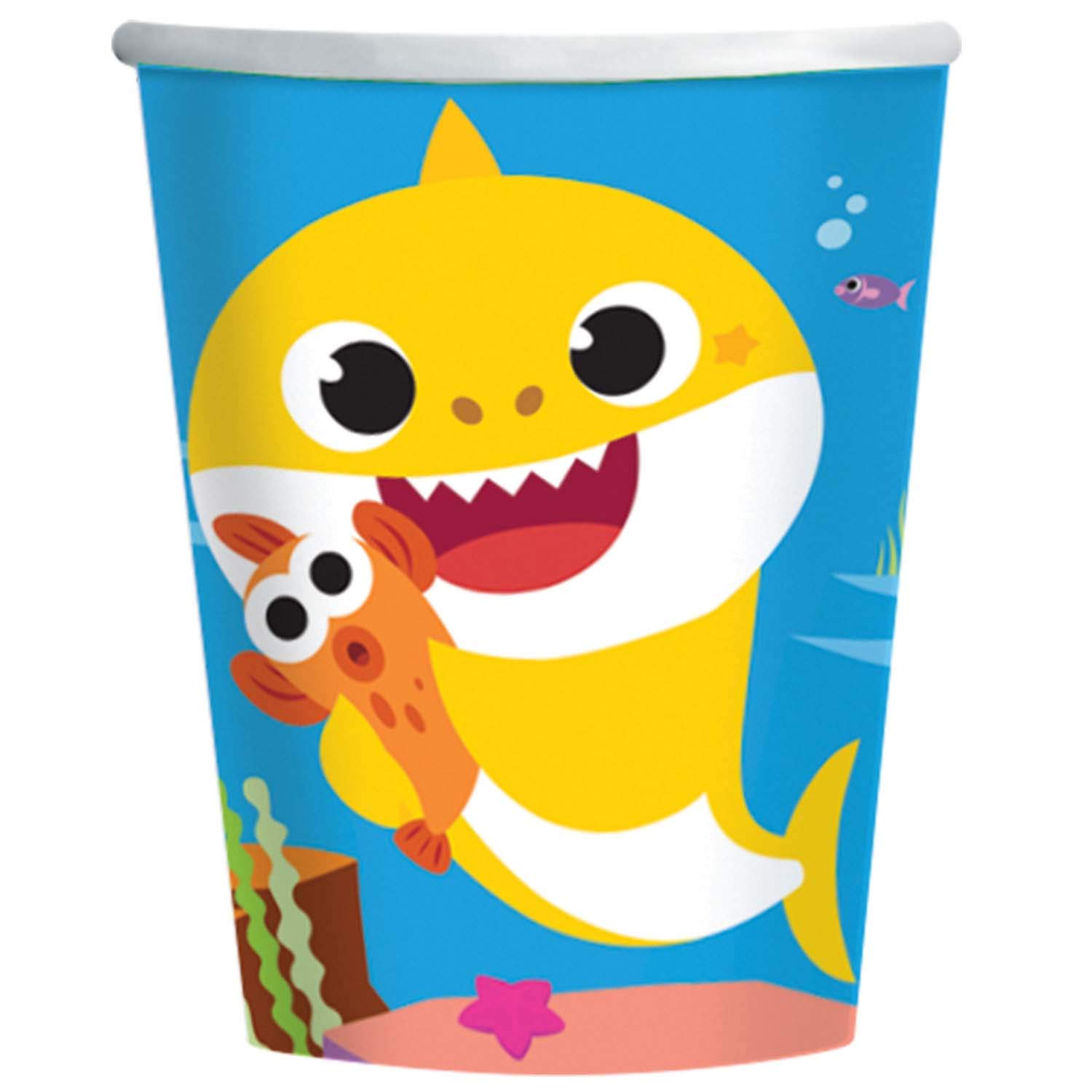 Amscan 9909041 - Baby Shark Party Paper Party Cups - 8 Pack โ image 1
