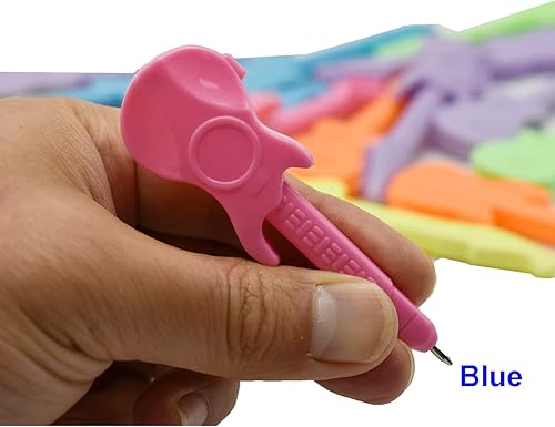 Miniatura 5 de Maydahui 24 mini bolígrafos de guitarra, novedosos bolígrafos de música, color caramelo, estilo simple, tinta azul para escuela, estudiantes, fiestas
