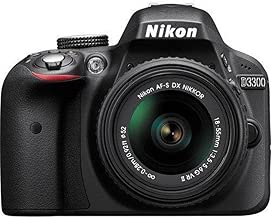 Nikon D3300 Digital SLR Camera with 18-55mm VR II 55-200mm VR Lens Kit Black 24 2MP inch LCD Nikon D3300 Digital SLR Camera with 18-55mm VR II 55-200mm VR Lens Kit Black 24 2MP inch LCD