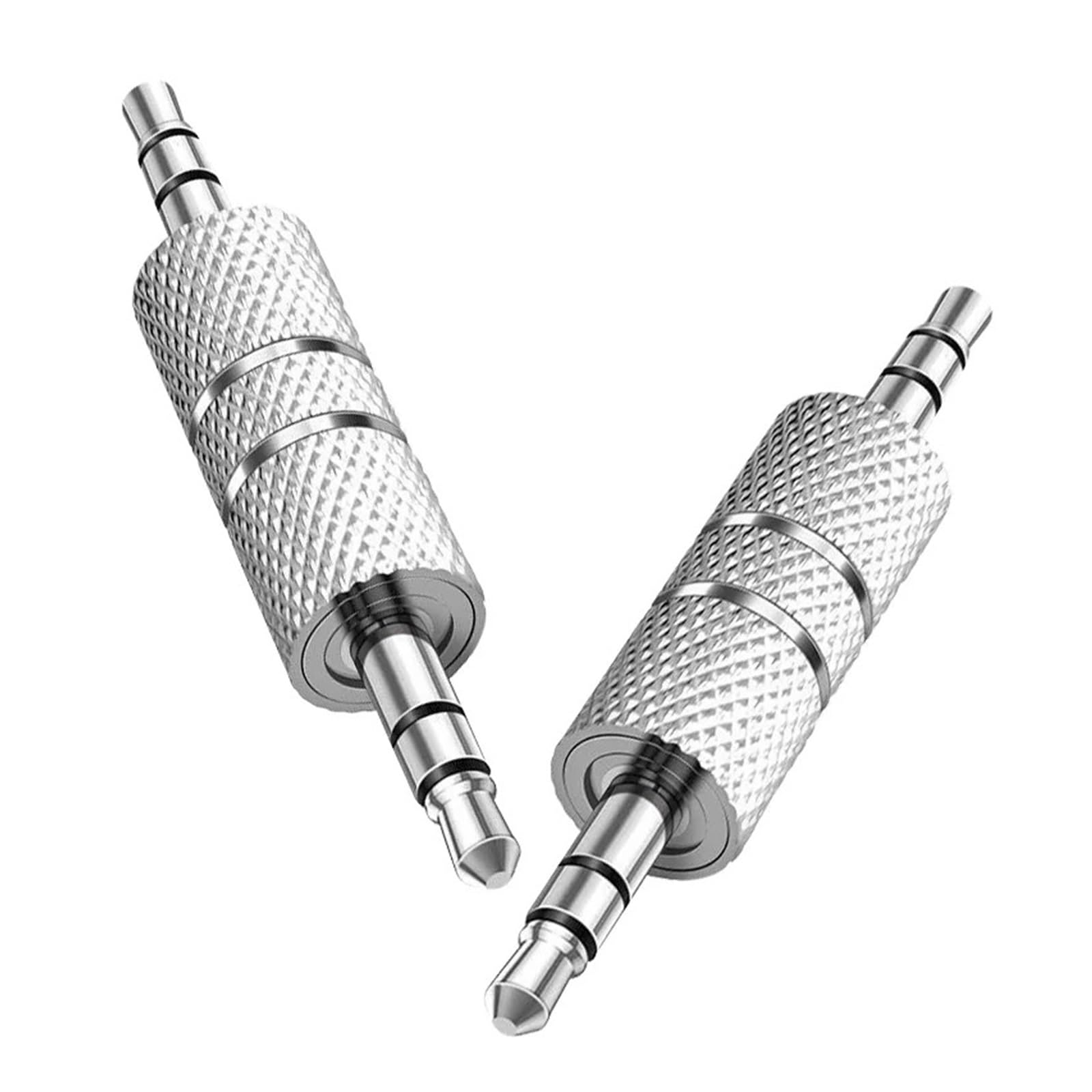 GUYTRM Adaptateur jack stéréo mâle vers jack mâle 3,5 mm for casque audio, 2 pièces lingli(100PCS)