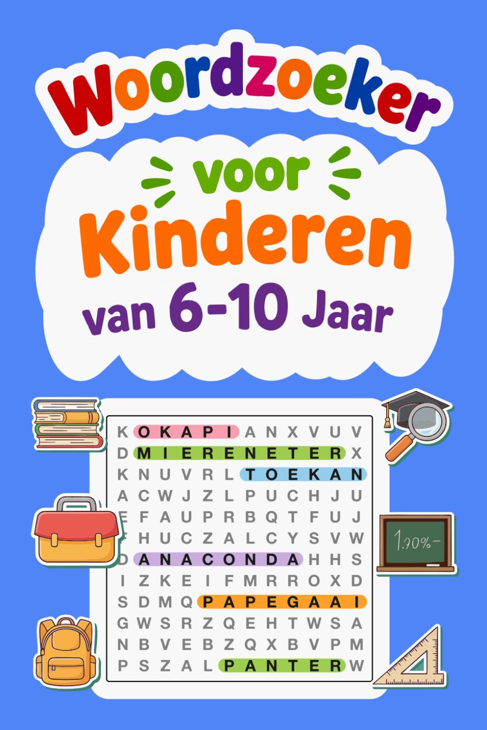 Woordzoeker voor Kinderen van 6-10 Jaar: Leer Nieuwe Woorden Terwijl Je Speelt