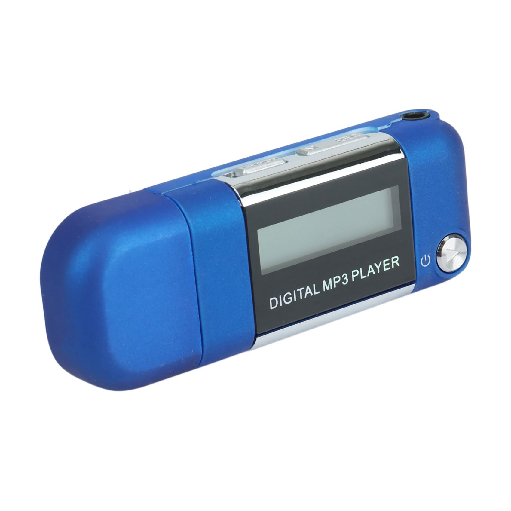 10X Lettore Mp3 Lettore Musicale Disco U da 4 GB Supporta Batteria AAA Sostituibile, Registrazione (Blu)
