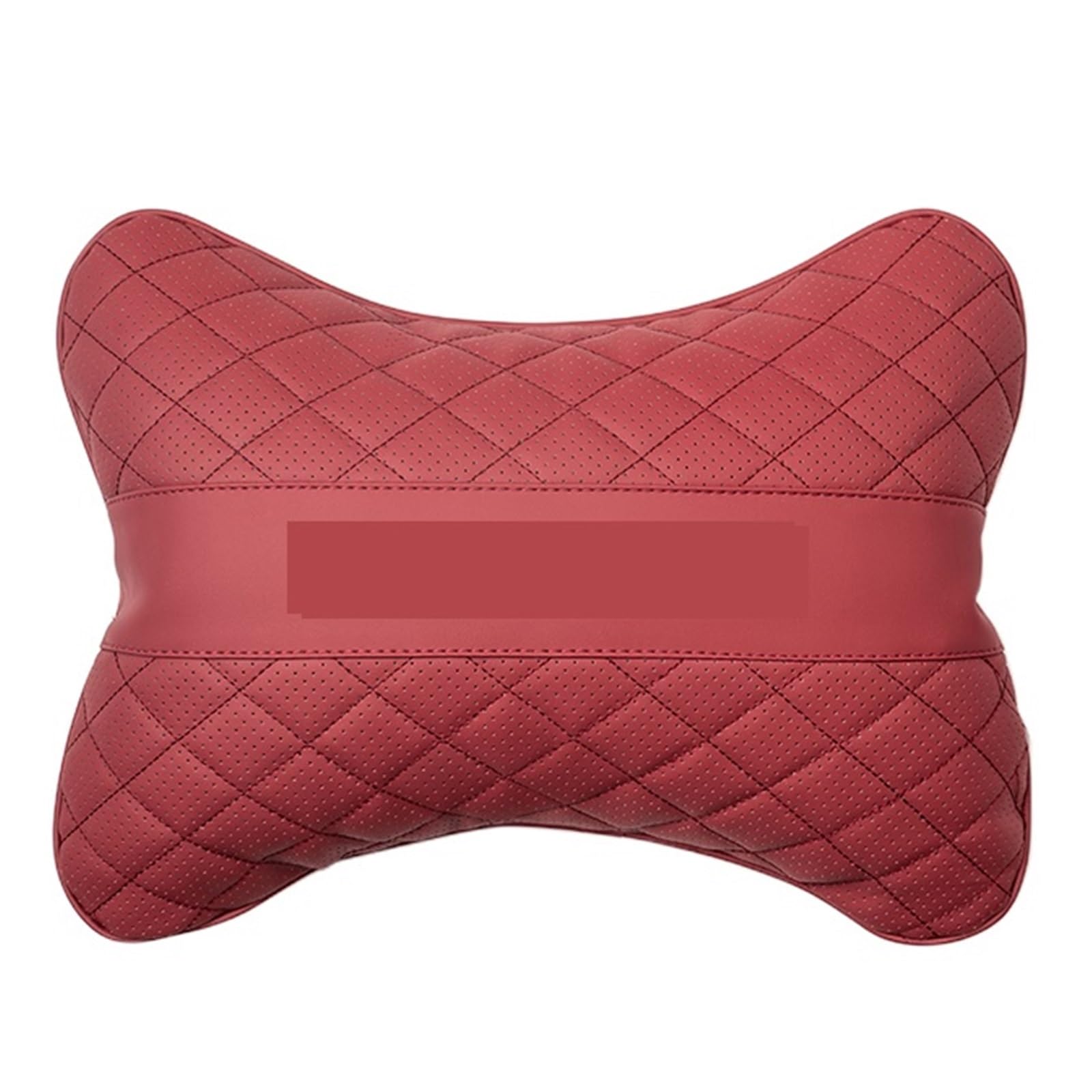 Car Pillow Driving Seat Para Q2 Q3 Q5 Q7 Q8 A1 A3 A4 A5 A6 A7 A8 B8 B9 B6 C6 cojín soporte para la cabeza asiento coche Lumbar Supports Cushion(J-Waist pillow-Red)