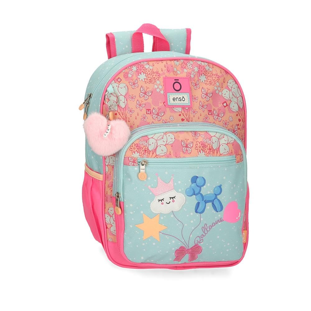 Enso Balloons Mochila Escolar Multicolor 30x38x12 cms Poliéster 13,68L
