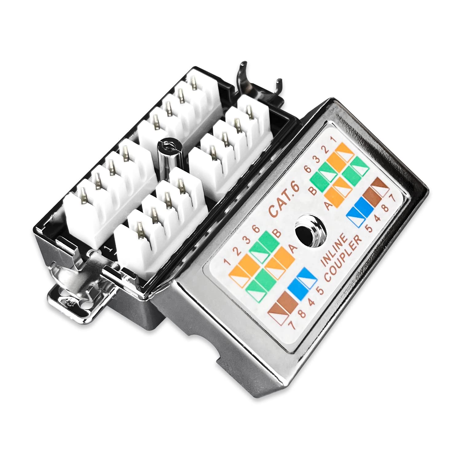 Iwillink シールドイーサネットジャンクションボックス Cat6ジャンクションボックス パンチダウンタイプ