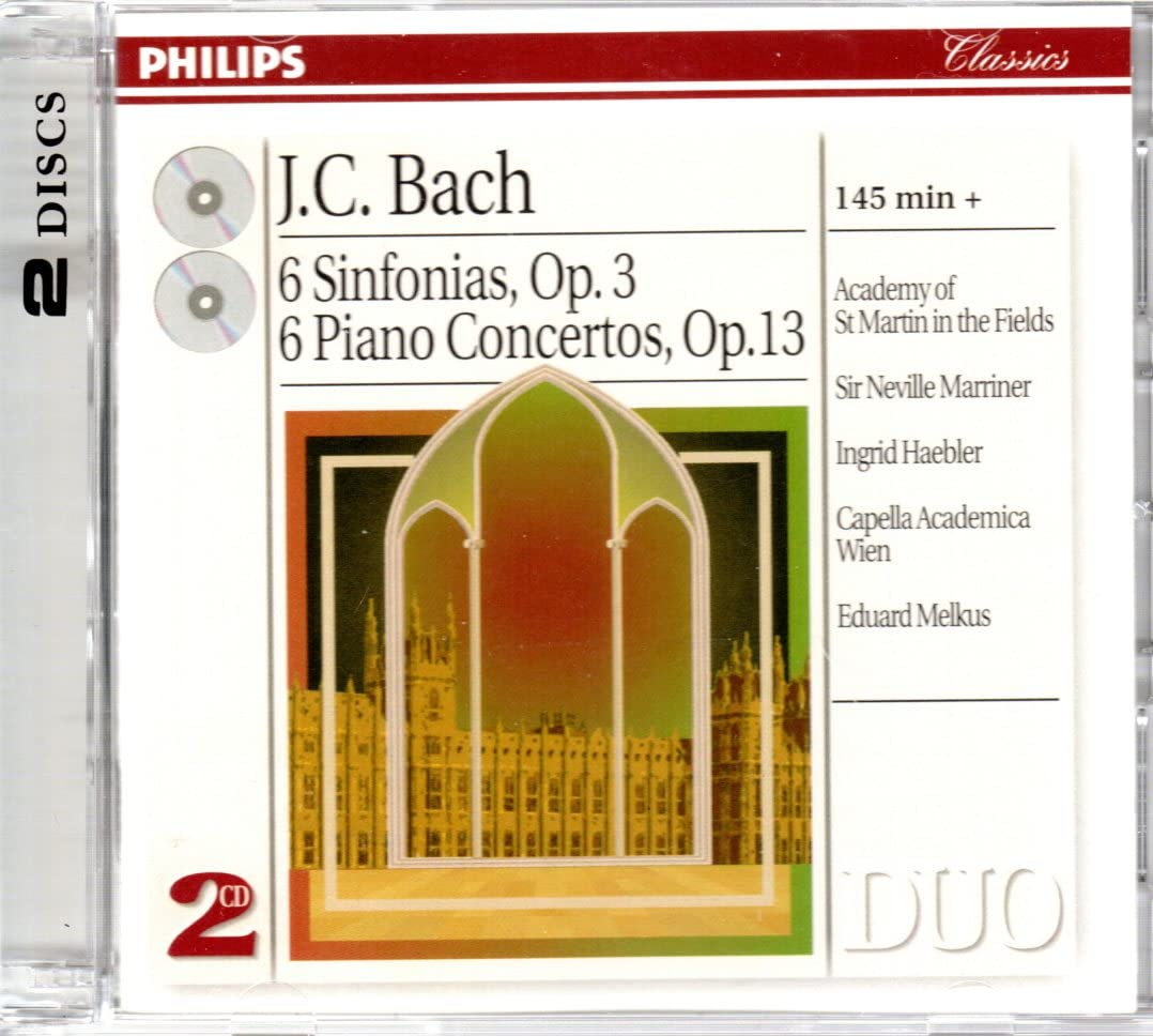 6 Sinfonias [Audio CD] Bach, Johann Christian