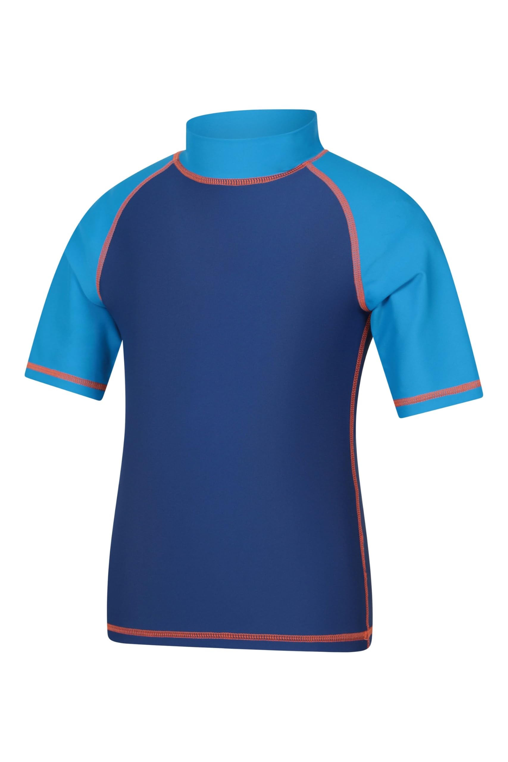 Mountain Warehouse Short Sleeves Kids Rash Vest - UPF50+ Sun Protection Rash Guard, Fast Dry, Flat Seams Childrens Top - for Spring Summer, Swimming — view 2