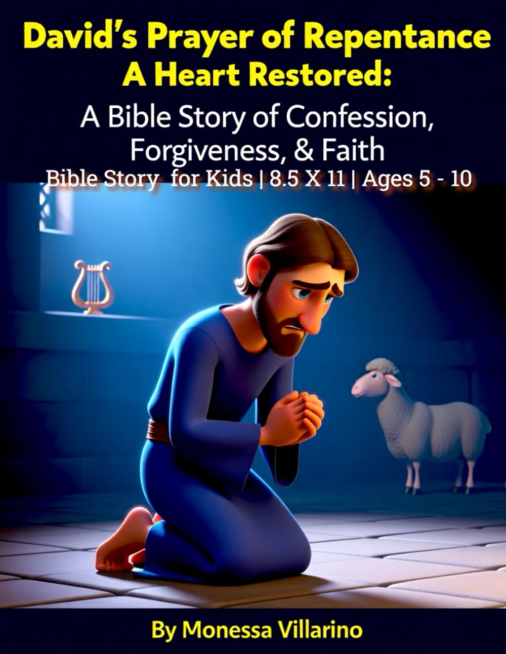 David’s Prayer of Repentance: A Heart Restored: A Bible Story of Confession, Forgiveness, & Faith | 8.5 X 11 | Bible Story for Kids | Ages 5 - 10