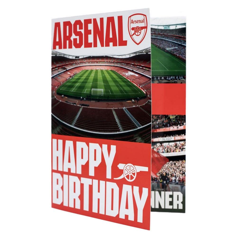 Arsenal FC Birthday Musical Card, Cards, Giftwrap & Giftbags, Sports, Gift