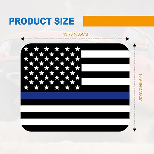 Miniatura 2 de Calcomanía de la bandera estadounidense para ventana central trasera compatible con Ford F150 F250 F350 2015-2022 2023 - Calcomanía de vinilo para