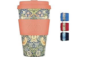 14oz 400ml Reusable Eco-Friendly 100% Plant-Based Coffee Cup Insulated Travel Mug