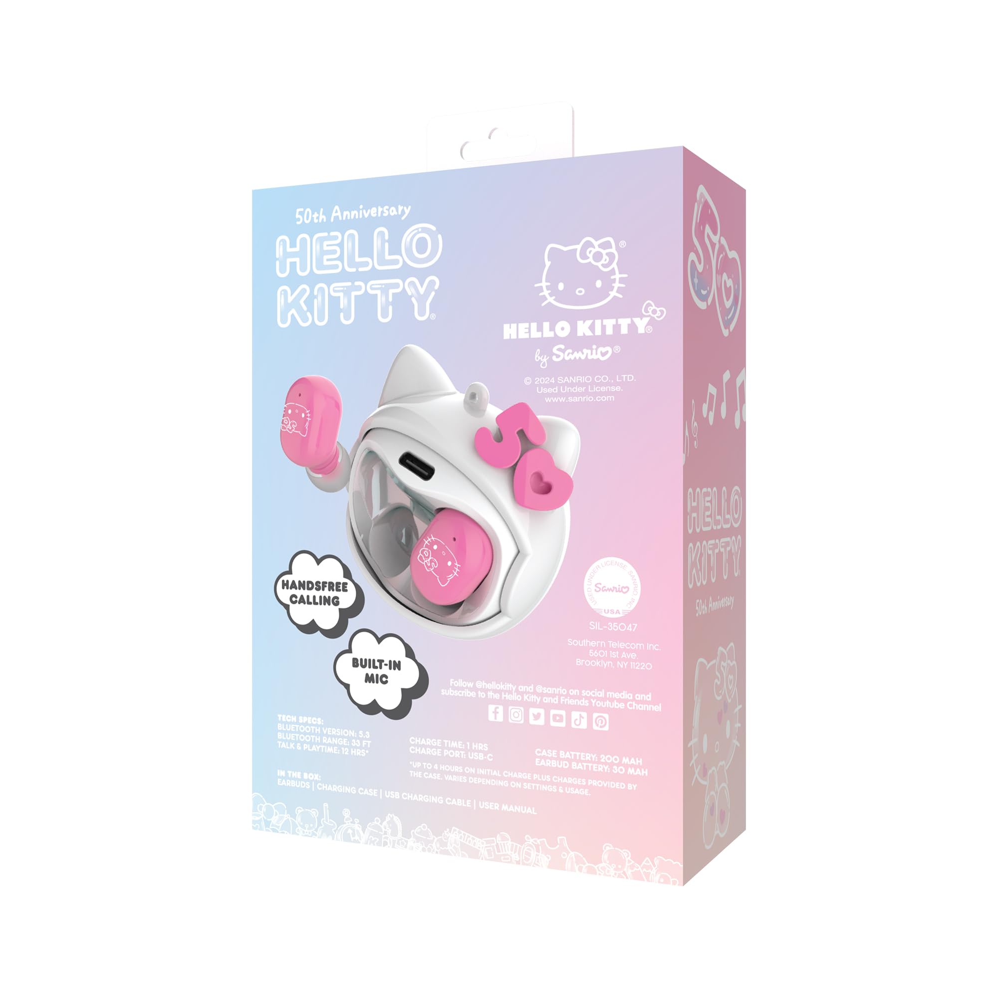 Amazon.com: Hello Kitty 50th Anniversary Wireless Bluetooth