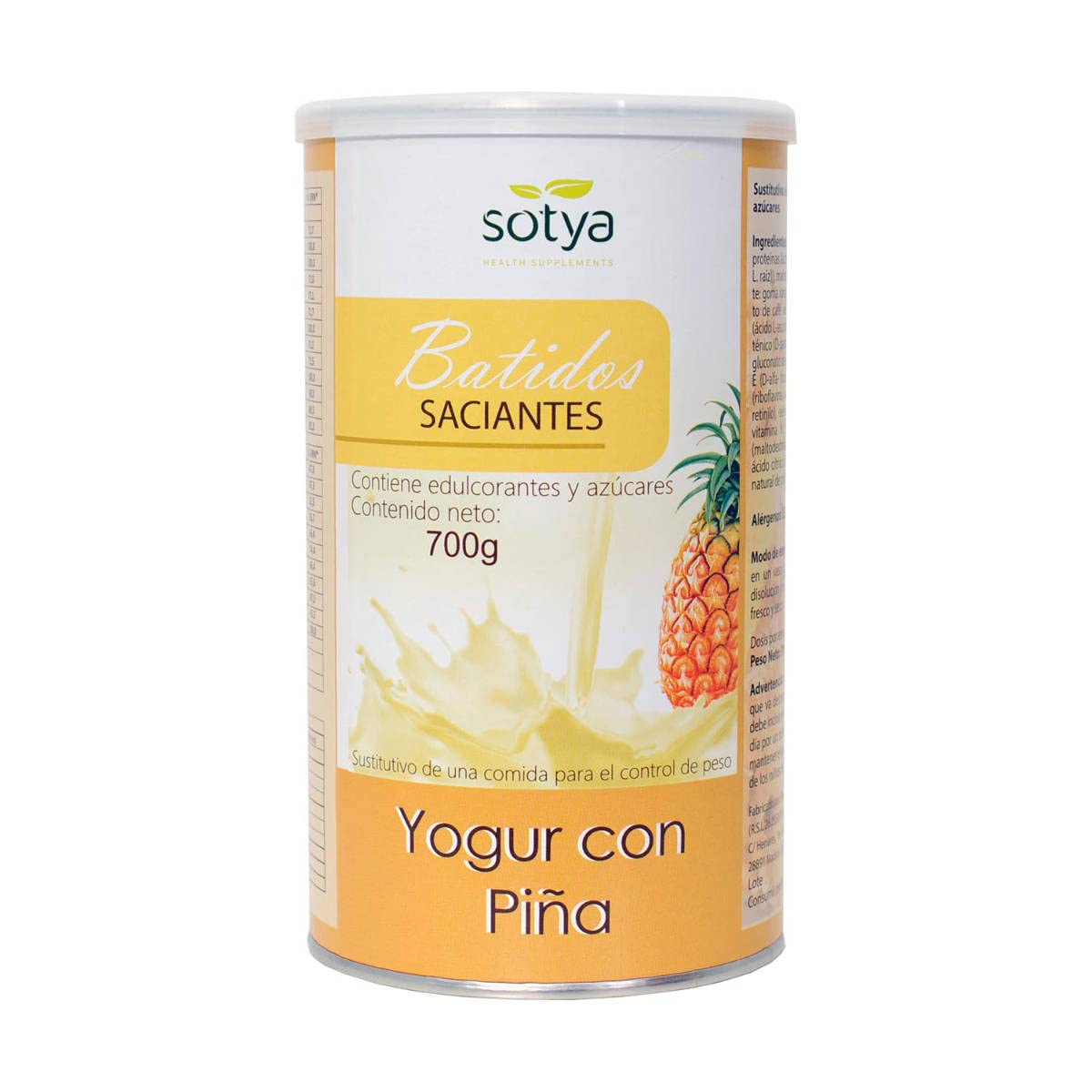 Sotya Batido Saciante Yogur Piña 700 g (2 x 700 g)