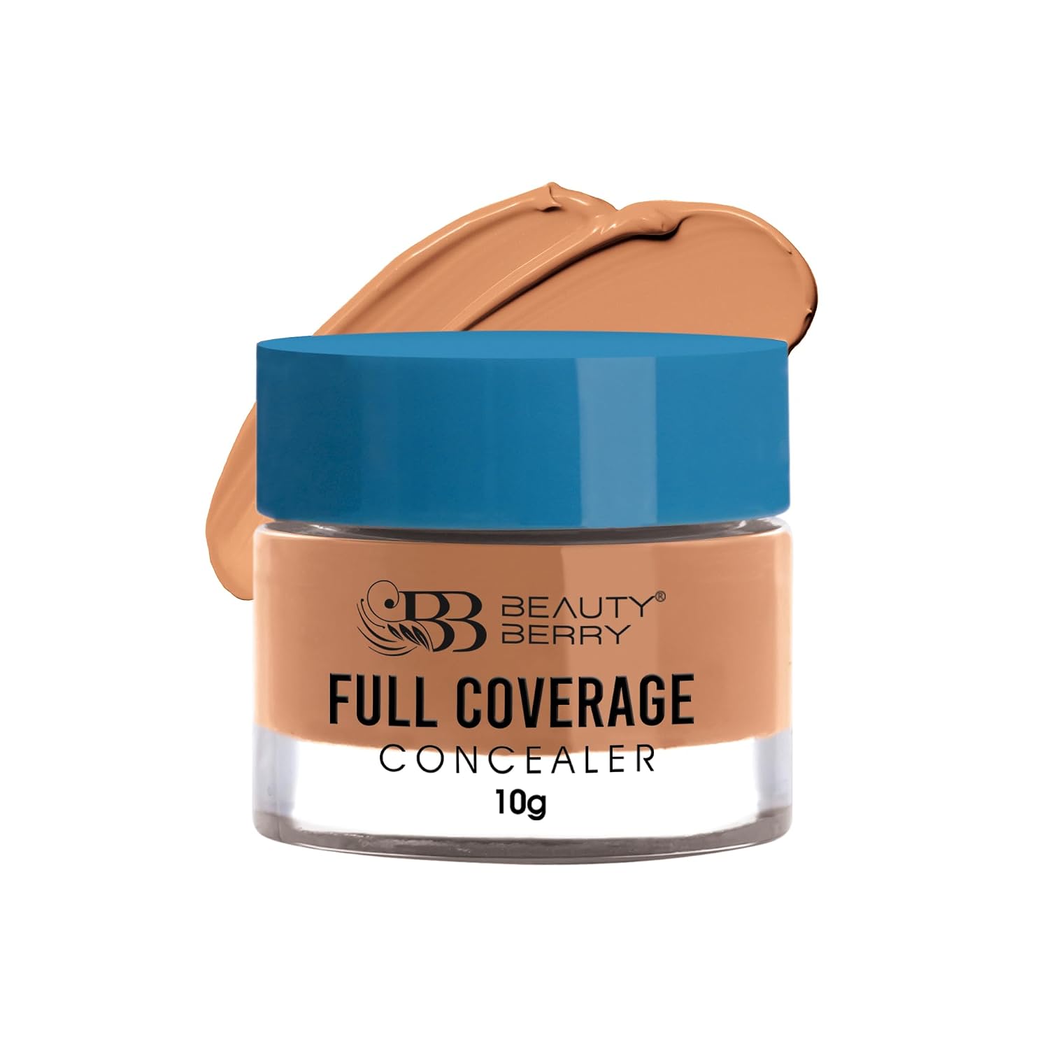 Beauty Berry Full Coverage Concealer - Brown Corrector, 10g | Easy to Blend, Ultra Lightweight & Long Lasting Concealer | ...