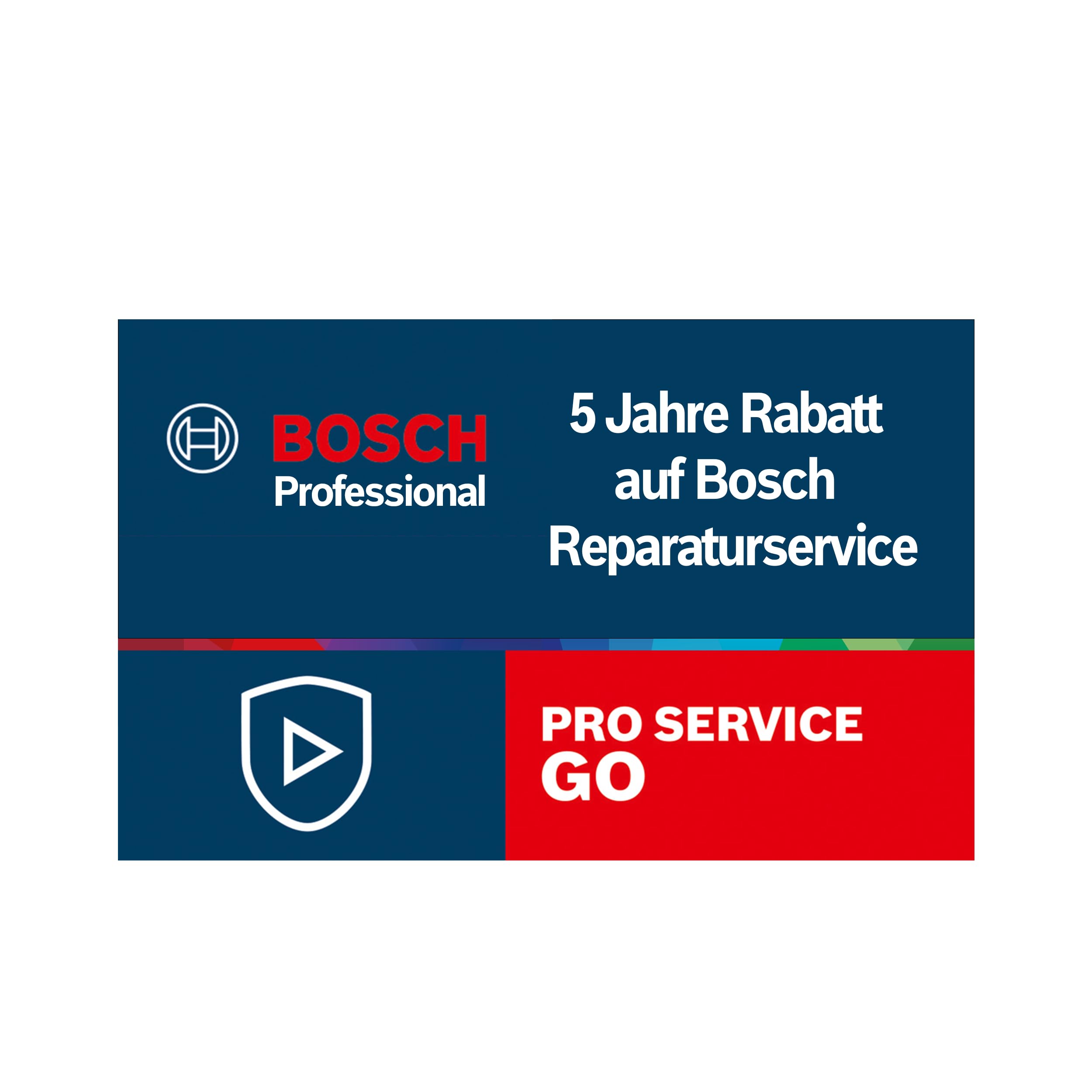 Bosch PRO Service: 5 Jahre Rabatt auf Bosch Reparaturservice für Professional Werkzeuge | Aktivierungscode per Email