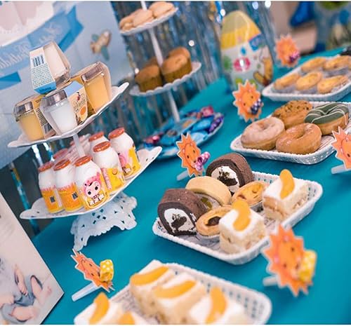 Miniatura 4 de Juego de 12 soportes de plástico para cupcakes, soporte para cupcakes, bandeja para servir platos de frutas para bodas, fiestas de cumpleaños,