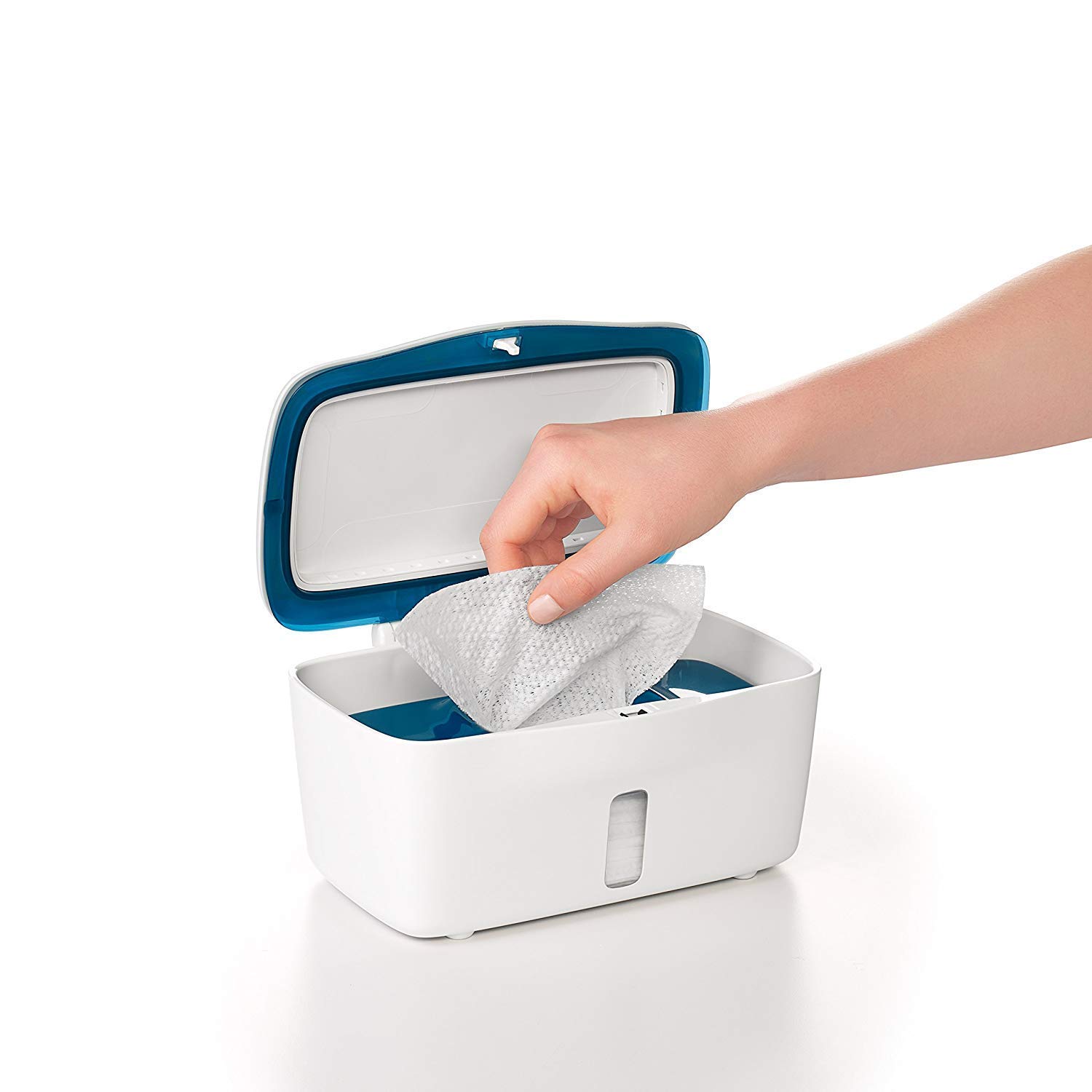 OXO Tot Perfect Pull Baby Wipes Dispenser, Navy - Set of 2 Diaper Wipe Holders