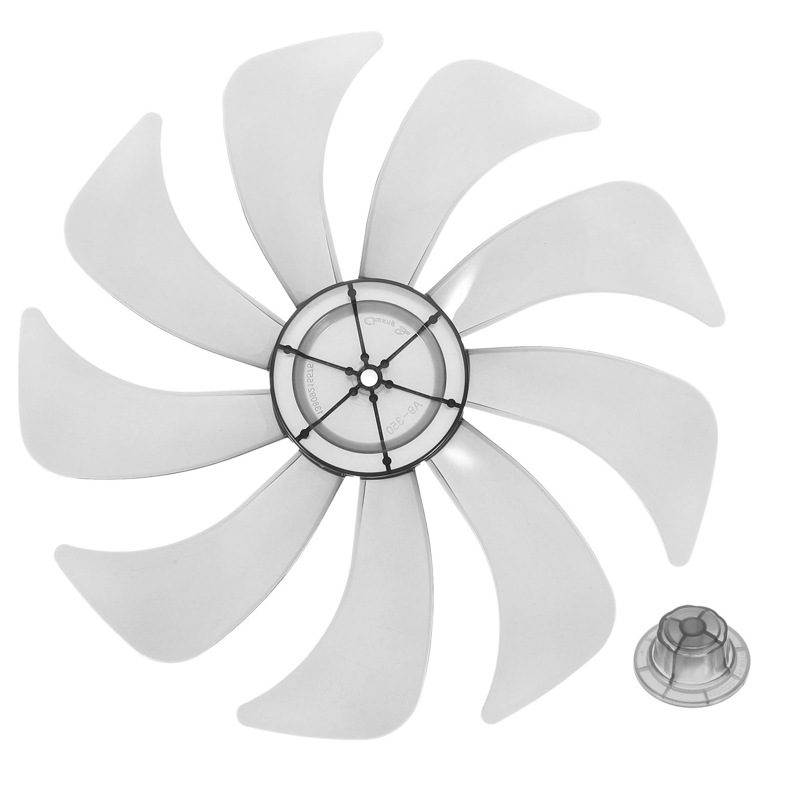 SEWOART Electric Fan Leaves Floor Fan Replacement Part White 14 in