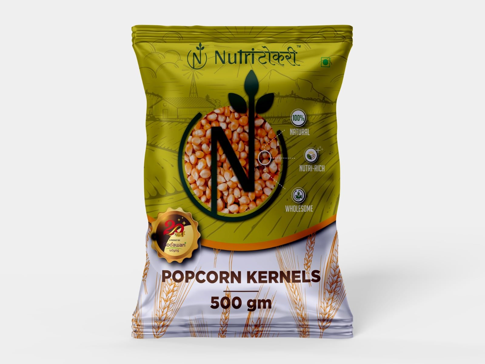 NUTRI TOKRI Popcorn Kernels 500g x Pack of 1| Instant Popcorn Makai Seeds | Perfect Popping |High Fiber | Easy Snack | Healthy & Delicious (B0CJBZXYNY) Amazon Price History, Amazon Price Tracker
