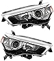 For Toyota 4Runner Headlight 2014 2015 2016 2017 2018 Driver and Passenger Side Headlamp Replacement