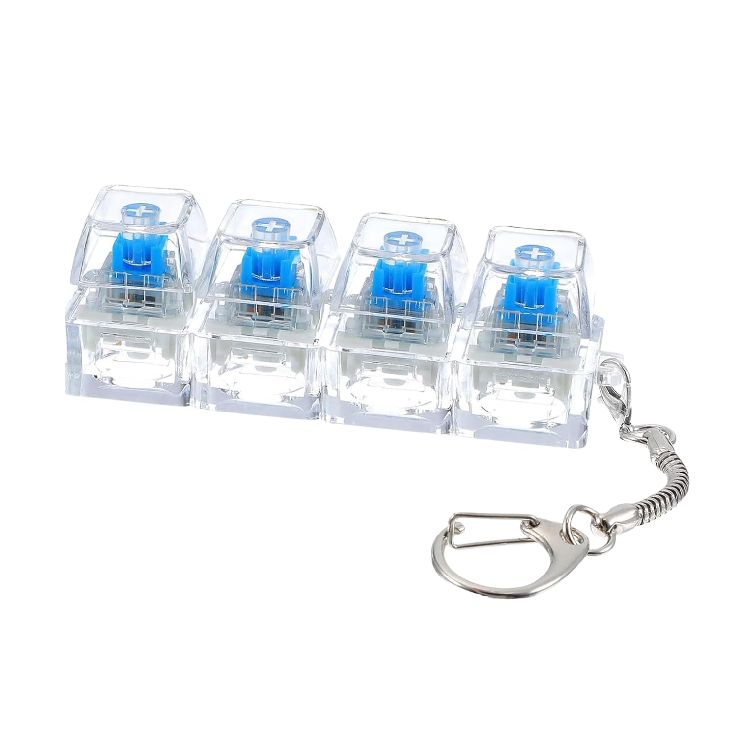 Premium Keyboard Keychain with Realistic Mechanical Key Design Unique Gadget Accessory for Laptop, PC, Gaming Fans, Office, Travel, Backpack, Programmers, Student and Keyring Collectors-image-44