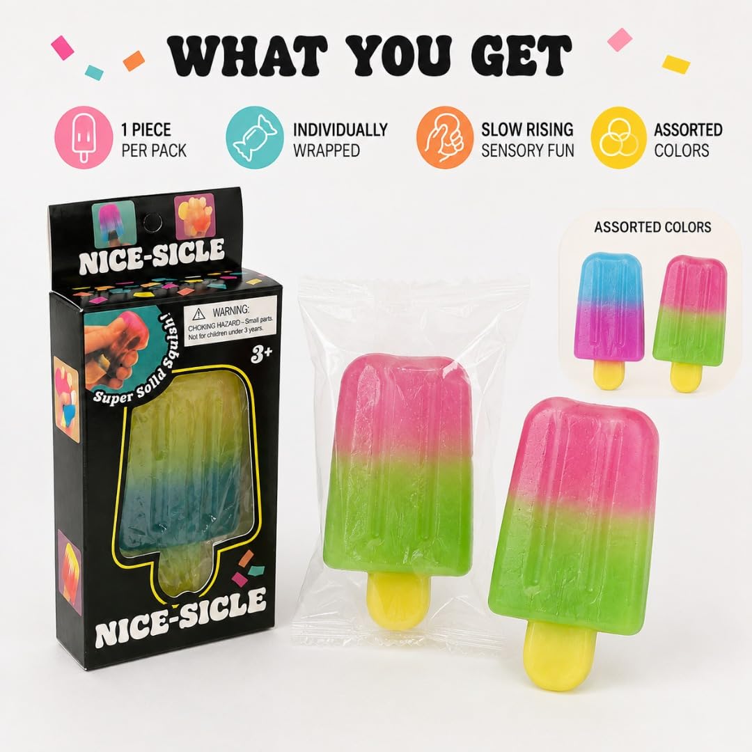 Wanna Party Ice Cream Squishy - Stress Relief Toy -4