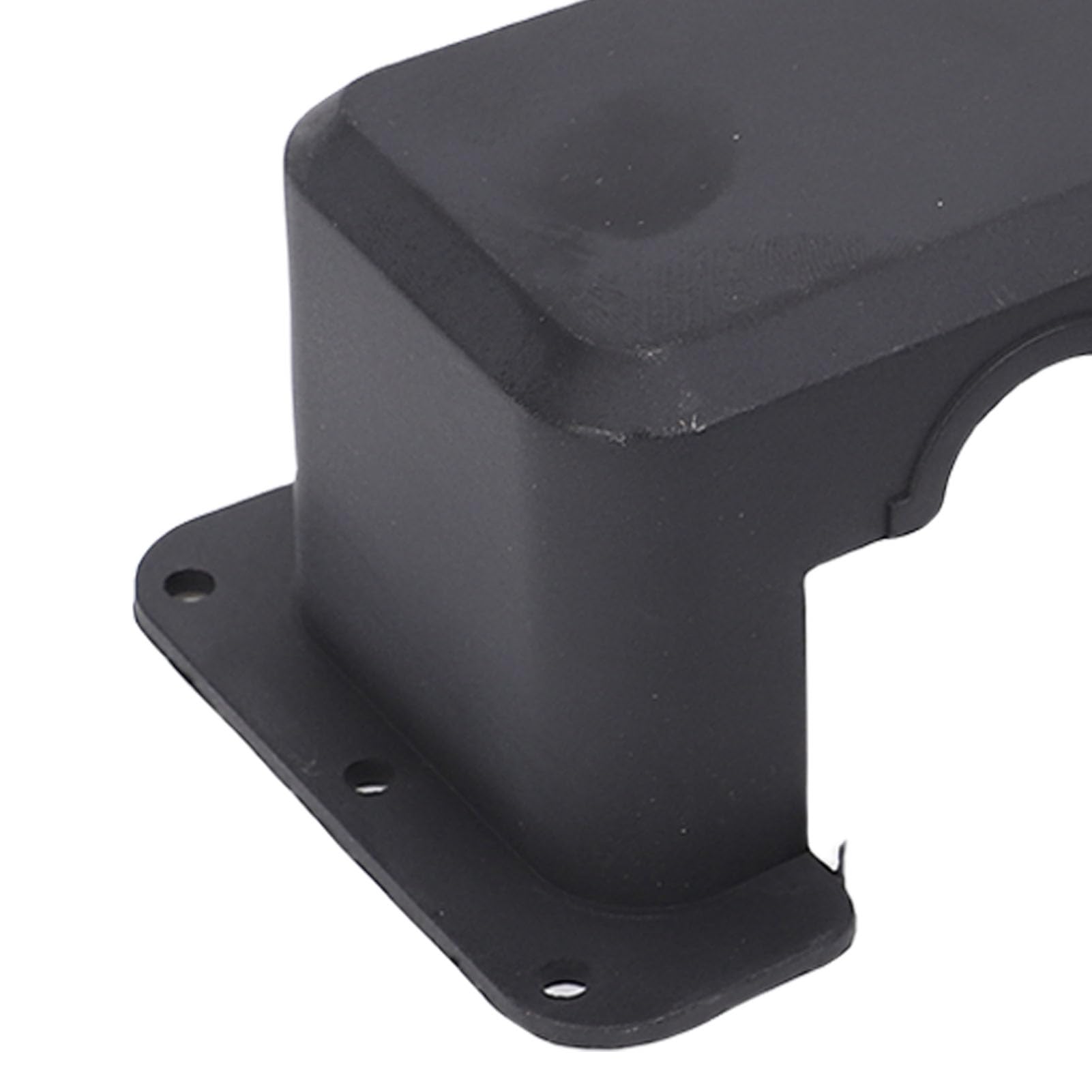 YWBL-WH Barra Collettrice 600A Blocco di Distribuzione Dell'alimentazione Terminale M10 a 4 Vie con Coperchio per Batteria per Barche Marine per (BLACK)