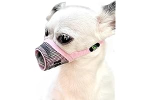 Dog Muzzle for Small Dogs - Soft Mesh Muzzle