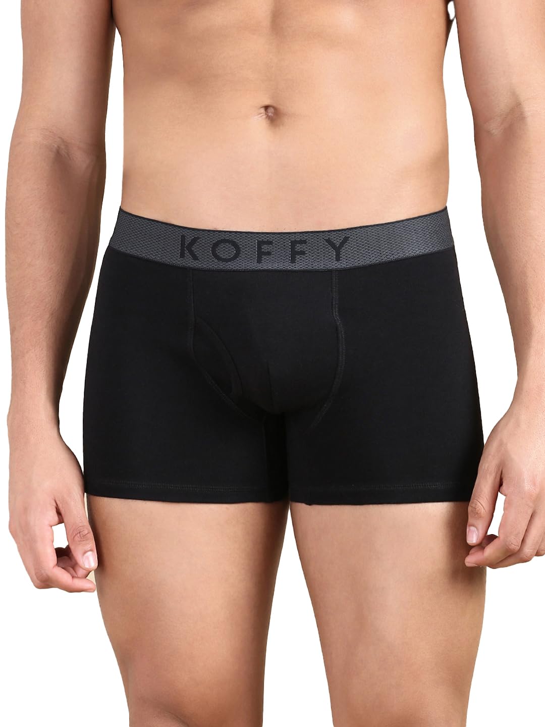 koffy Men’s Pliable Cotton Lycra Long Trunk with C-Type Front Open I Wrinkle Free I Super Soft Elastic-picture-12