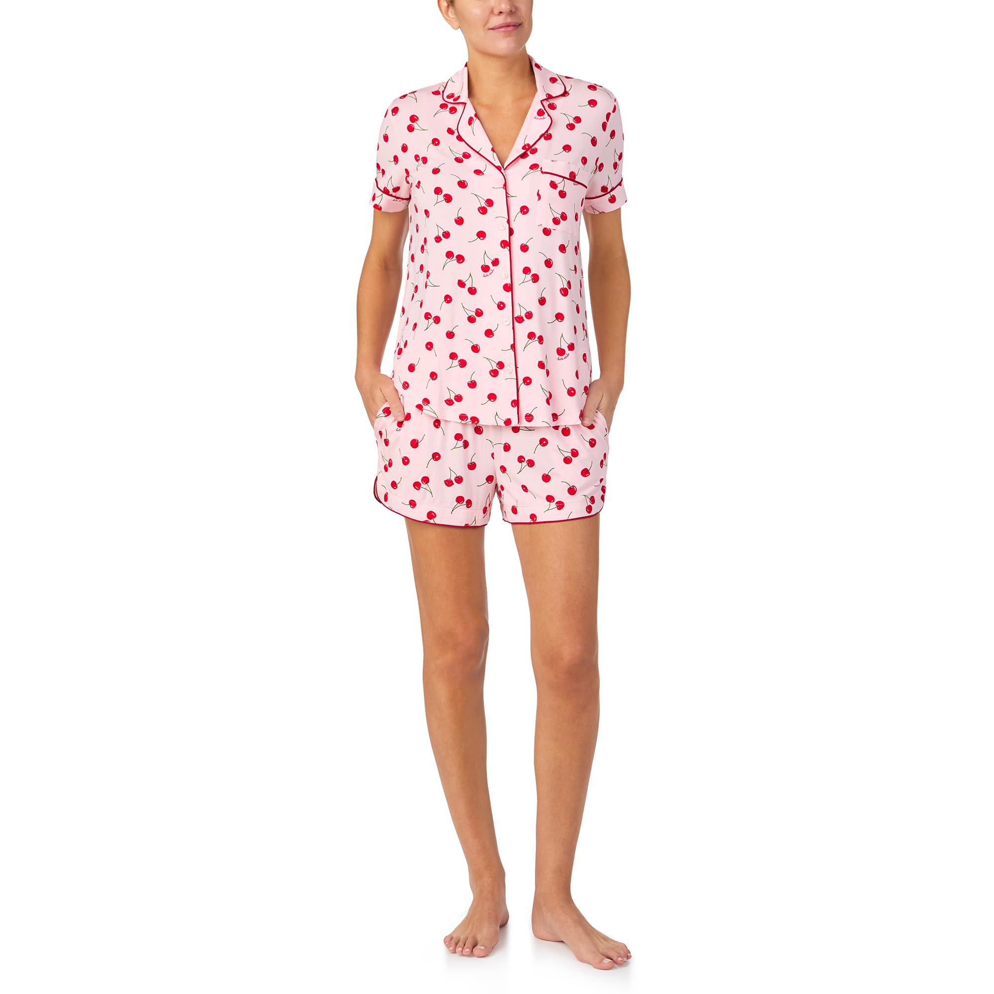 kate spade new york Short Sleeve Boxer PJ Set