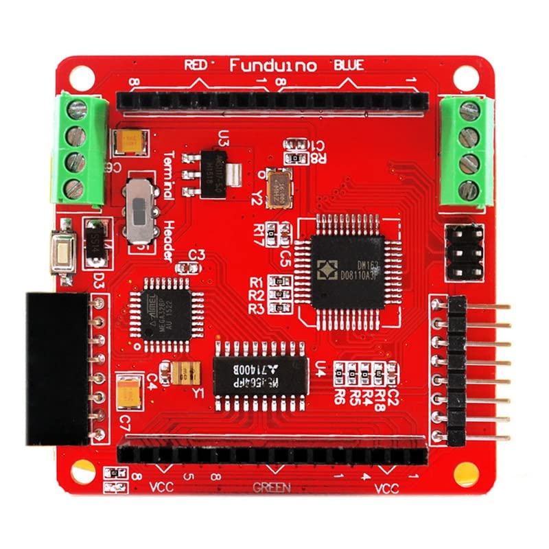 REES52 RGB Dot Matrix Driver Board Full Color Support Hardware URAT and IIC Communication Mode for Compatible With Arduino-picture-10