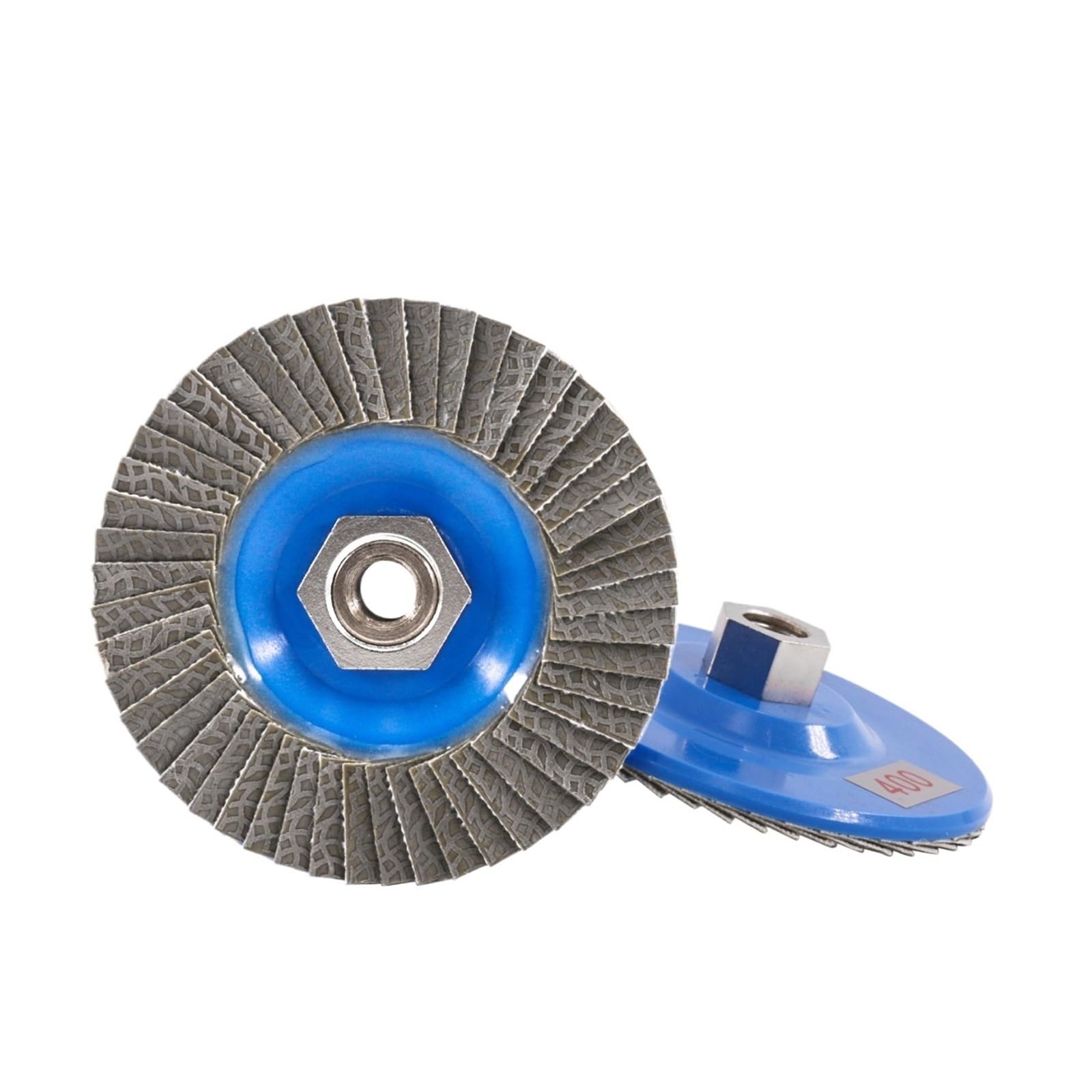 Mola for lucidatura da 4,5 pollici - Disco abrasivo a matrice in plastica grana 60/100/200/400