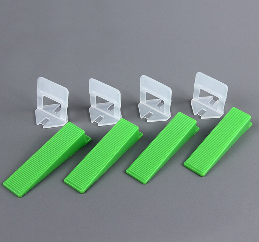 Piastrelle da parete sistema di livellamento pavimento distanziatori fascetta clip Tool 50 cuneo + 250CLIPS