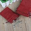 50 Sacs Cadeaux Bijoux Perles Jute Arbre De Vie - Pochettes Sachets En Lin Pour Baptême Et Mariage