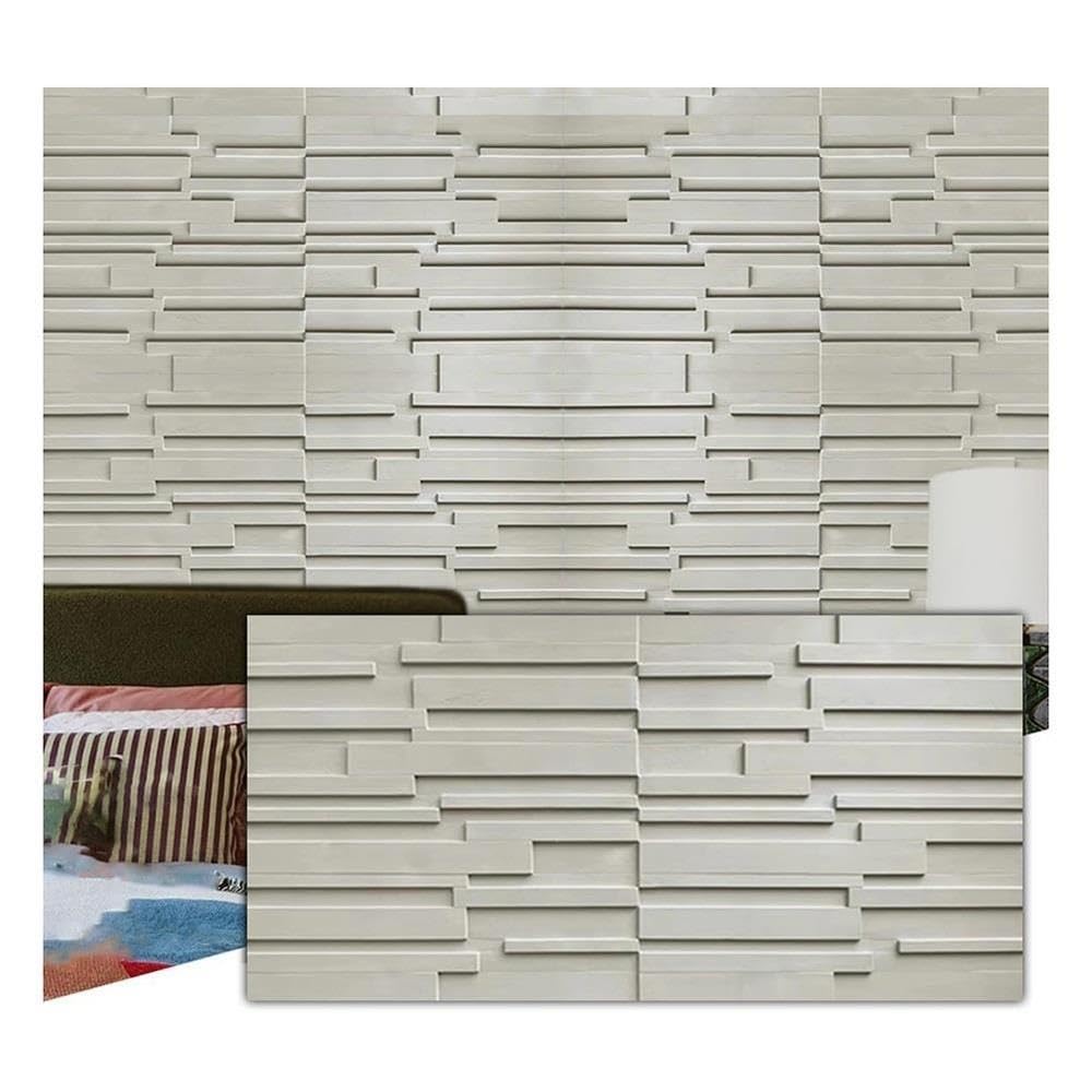 Pannelli murali 3D effetto pietra per interni, Rivestimento murale leggero