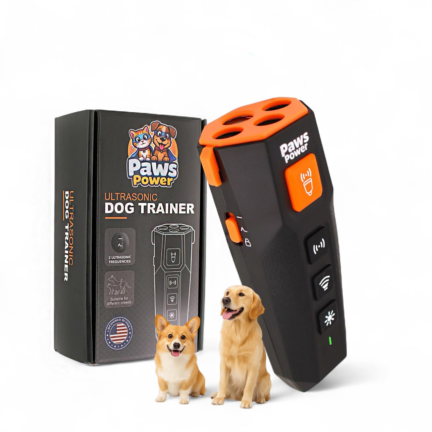 Paws Power Dog Bark Deterrent Devices for Own or Neighbor's Dog