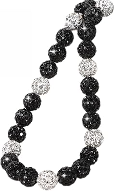 Baseball Beaded Necklace for Men,Baseball Necklace Gifts,Diamond Rhinestone Discoball bead necklace,Chain Necklace Gifts for Baseball Player Team Lovers