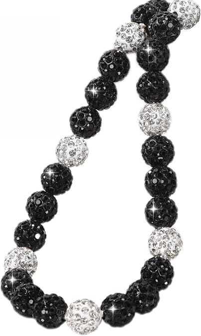 Baseball Beaded Necklace for Men,Baseball Necklace Gifts,Diamond Rhinestone Discoball bead necklace,Chain Necklace Gifts for Baseball Player Team Lovers